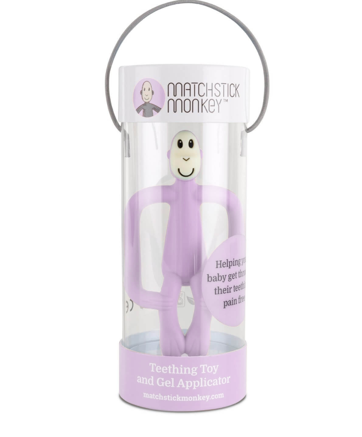 Matchstick Monkey Original Teething Toy with Tail | 9 Colors