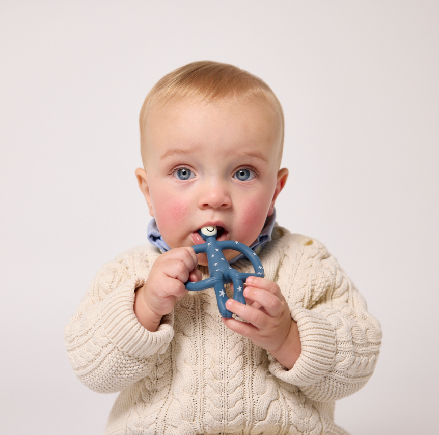 Matchstick Monkey Original Teething Toy with Tail | 9 Colors