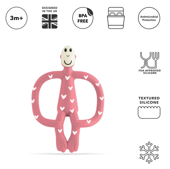 Matchstick Monkey Original Teething Toy with Tail | 9 Colors