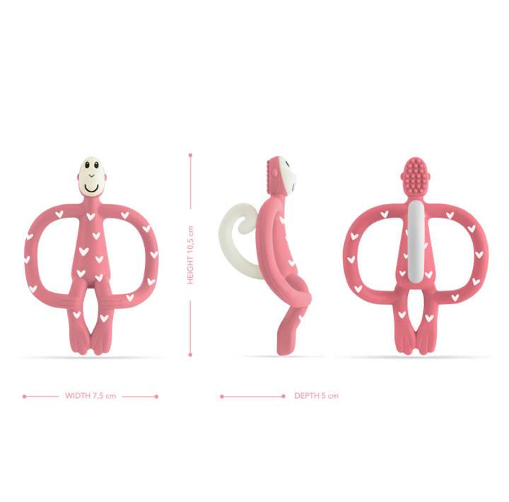 Matchstick Monkey Original Teething Toy with Tail | 9 Colors