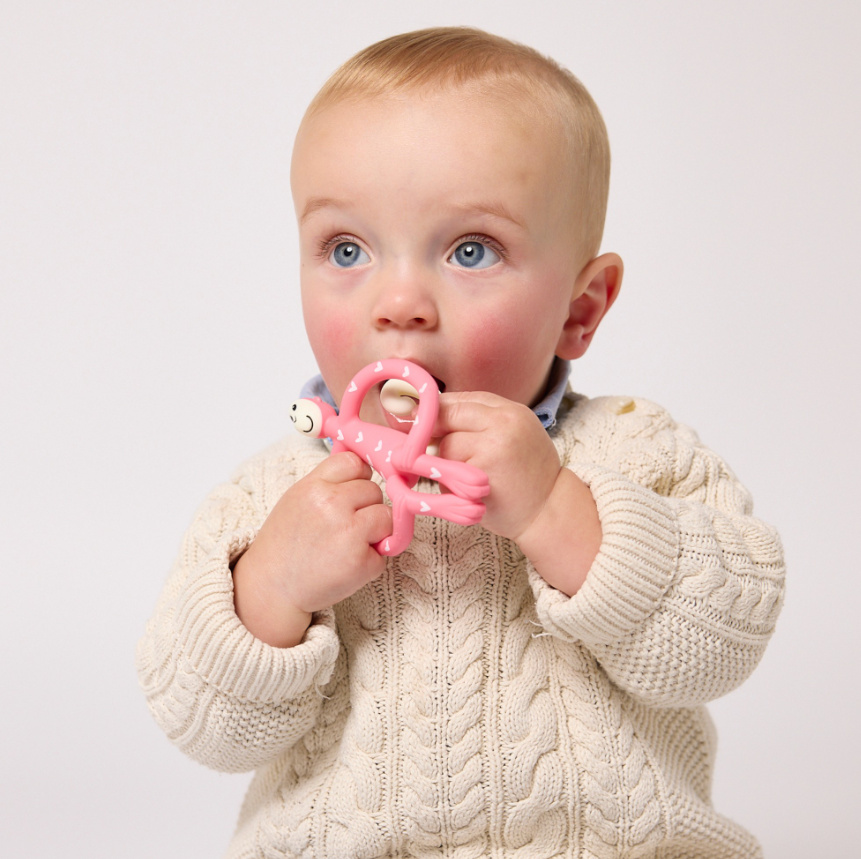 Matchstick Monkey Original Teething Toy with Tail | 9 Colors