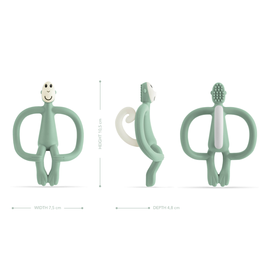 Matchstick Monkey Original Teething Toy with Tail | 9 Colors