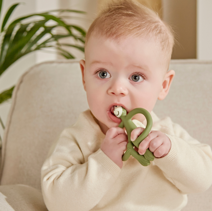 Matchstick Monkey Original Teething Toy with Tail | 9 Colors