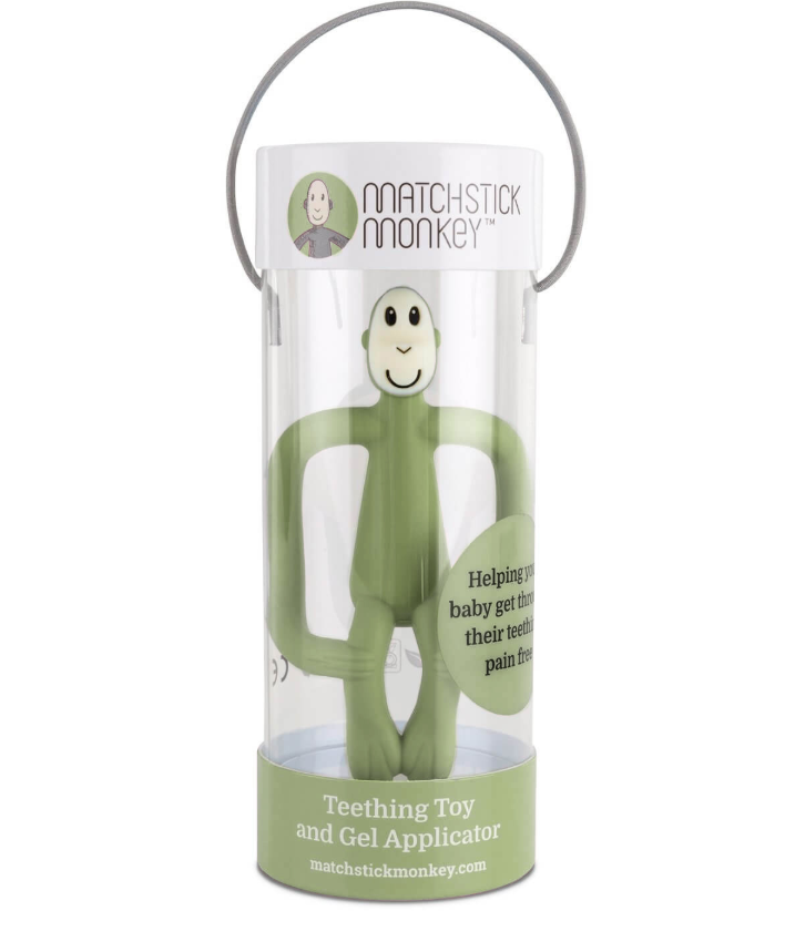 Matchstick Monkey Original Teething Toy with Tail | 9 Colors