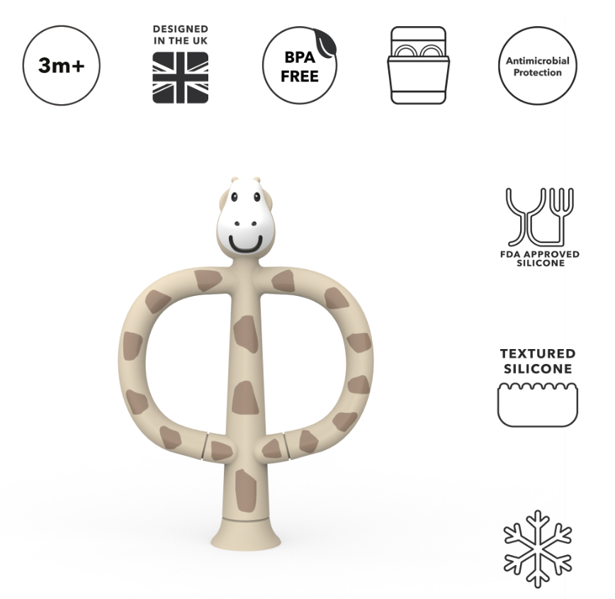 Matchstick Monkey Original Teething Toy with Tail | 9 Colors