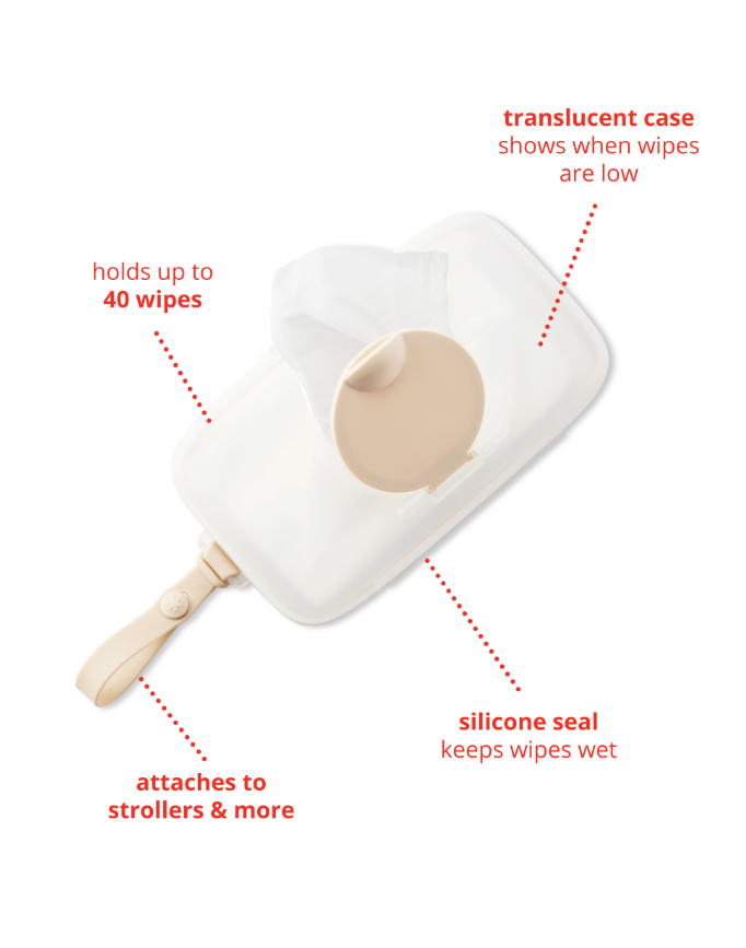 Skip Hop Grab & Go Snug Seal Wipes Case | 2 Colors