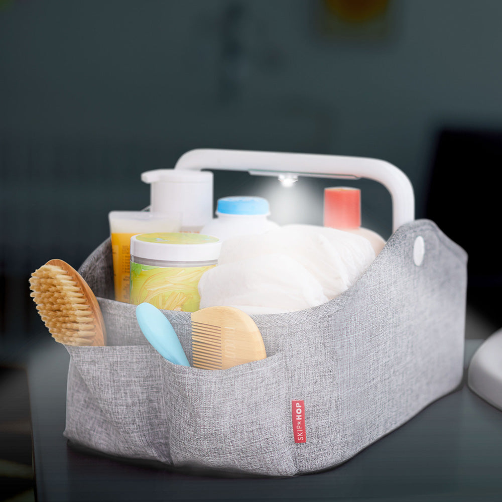 Skip Hop Nursery Style Light Up Nappy Caddy