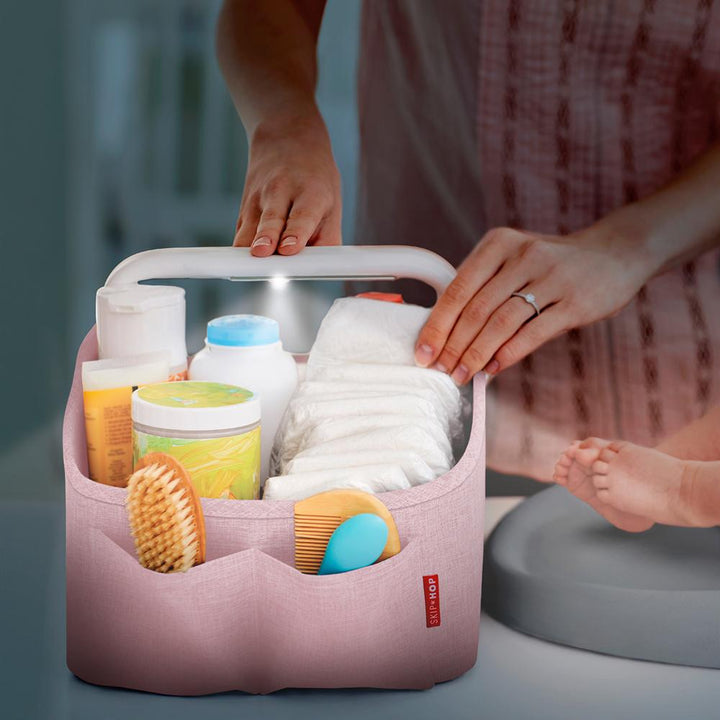 Skip Hop Nursery Style Light Up Nappy Caddy