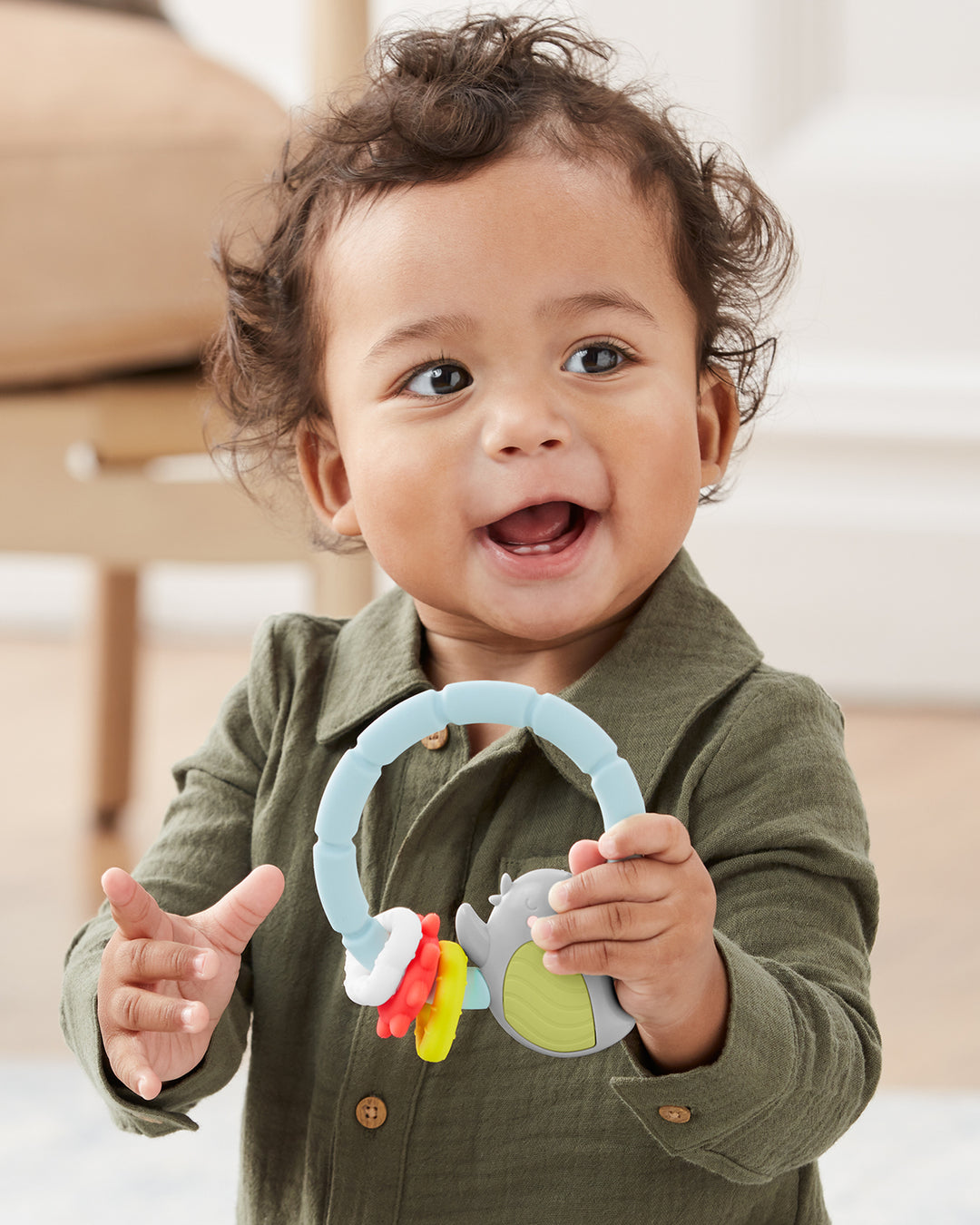 Skip Hop Silver Lining Cloud Teethe & Play Toy