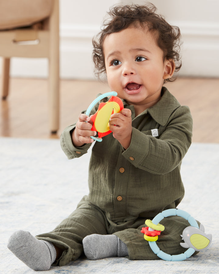 Skip Hop Silver Lining Cloud Teethe & Play Toy