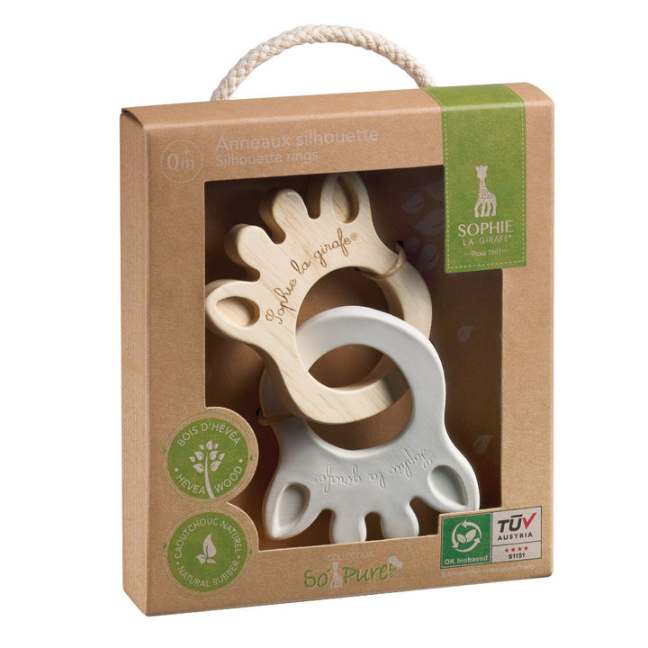 Sophie la girafe So’Pure Silhouette Teething Rings