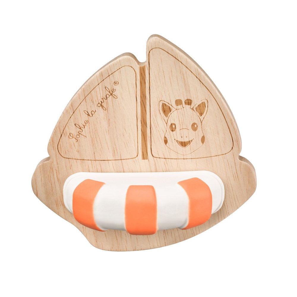 Sophie la girafe So’pure Rubber & Wood Boat