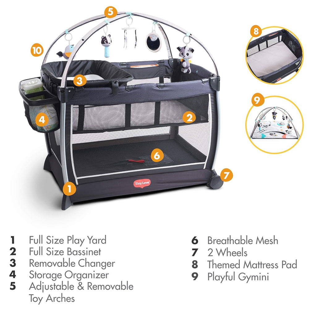 Tiny Love Deluxe 6-in-1 Here I Grow Activity Play Yard