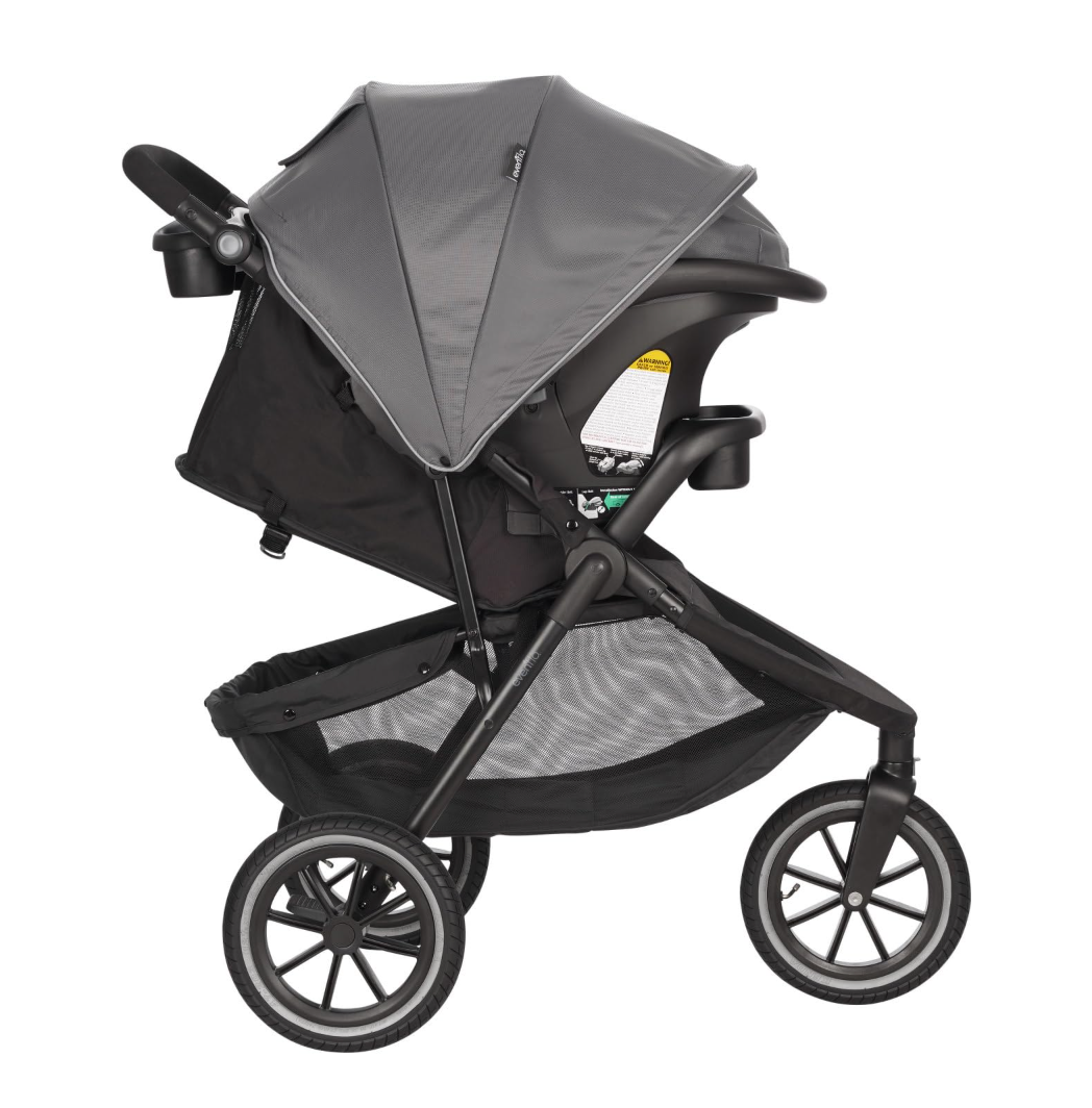 Evenflo Folio3 Stroll & Jog Travel System with LiteMax 35 Infant Car Seat