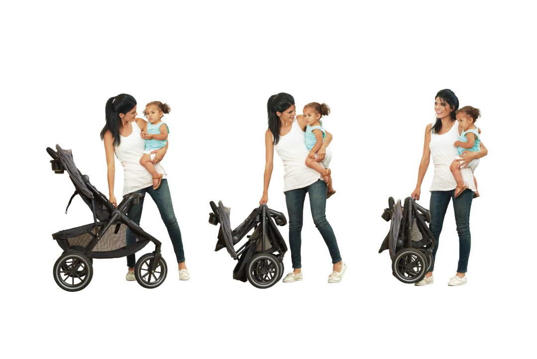Evenflo Folio3 Stroll & Jog Travel System with LiteMax 35 Infant Car Seat
