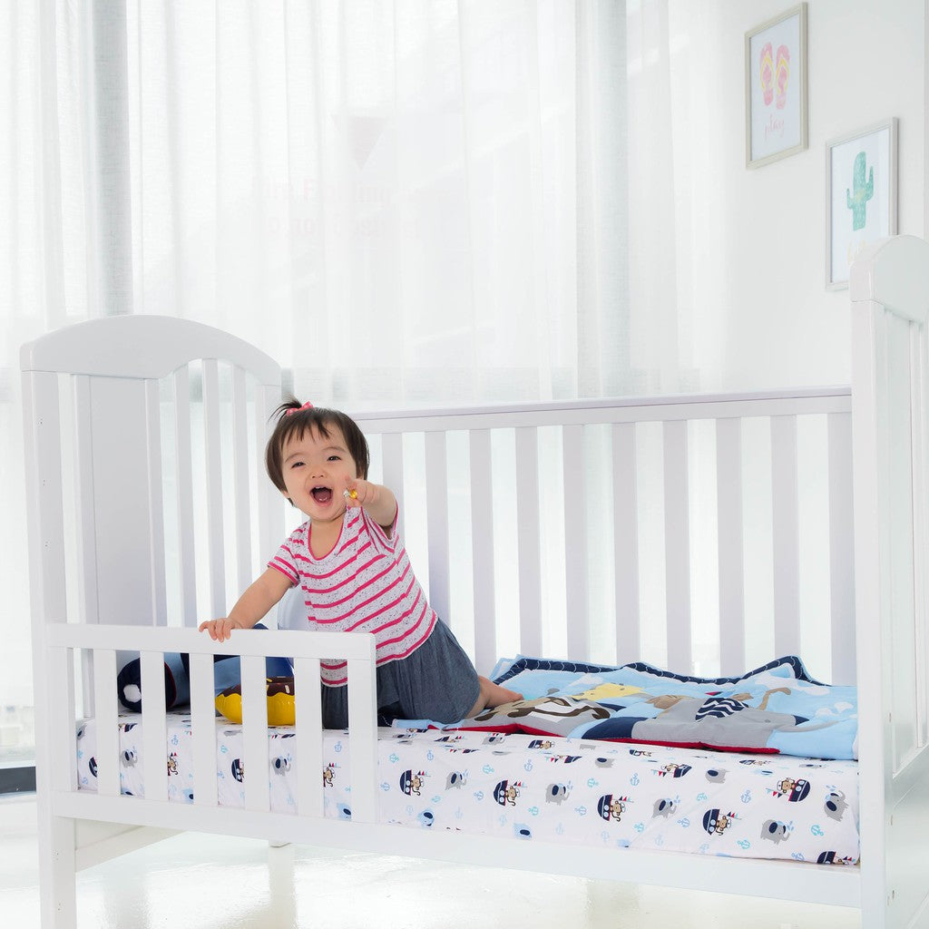 Happy Cot Happy Dream 4-in-1 Convertible Baby Cot - Free Mosquito Net