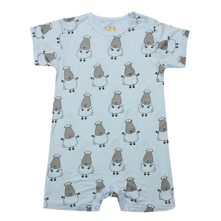 MooMooKow Baa Baa Sheepz Short Sleeve Romper - Various Designs (0M - 24M)