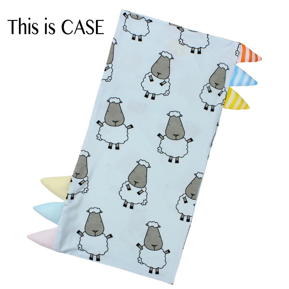 MooMooKow Baa Baa Sheepz® Bamboo Bed Time Buddy™ Case - Big Sheepz Jumbo (23 x 53 cm)
