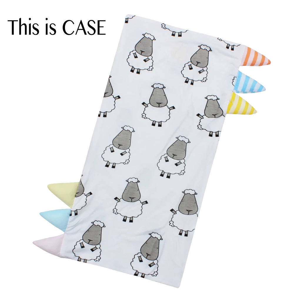 MooMooKow Baa Baa Sheepz® Bamboo Bed Time Buddy™ Case - Big Sheepz M (38 x 18 cm)