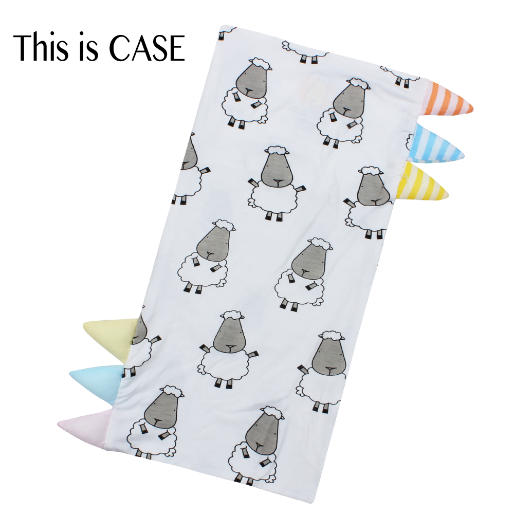 MooMooKow Baa Baa Sheepz® Bamboo Bed Time Buddy™ Case - Big Sheepz S (30 x 13 cm)