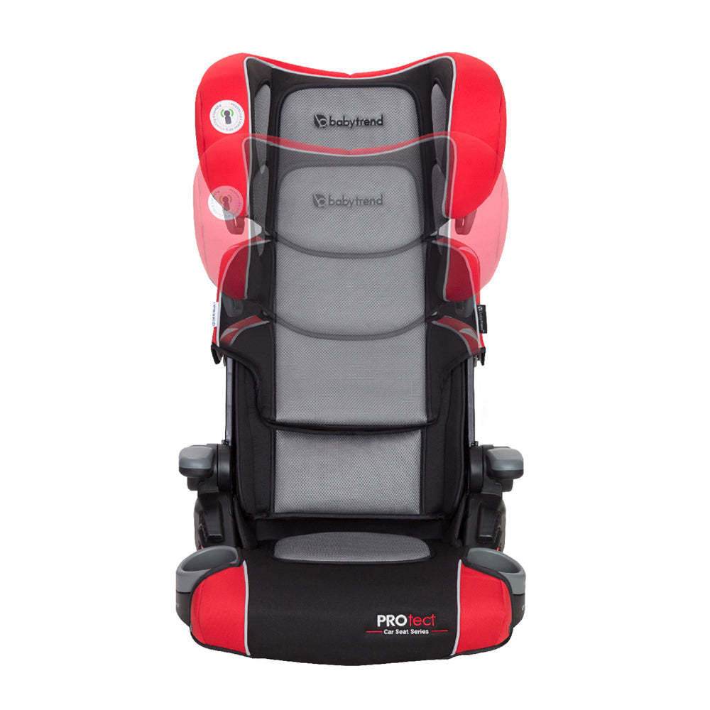 Baby Trend PROtect Car Seat Series Yumi® 2-in-1 Folding Booster Seat - Riley / Salsa (Online Exclusive)