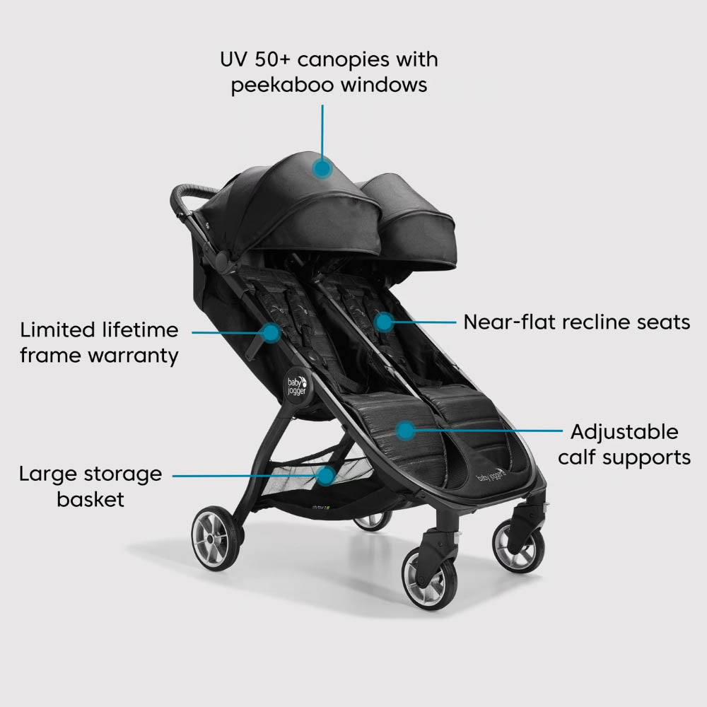 Double stroller city clearance jogger