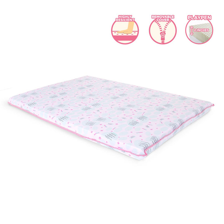 BabySafe 2" 100% Natural Latex Playpen Mattress