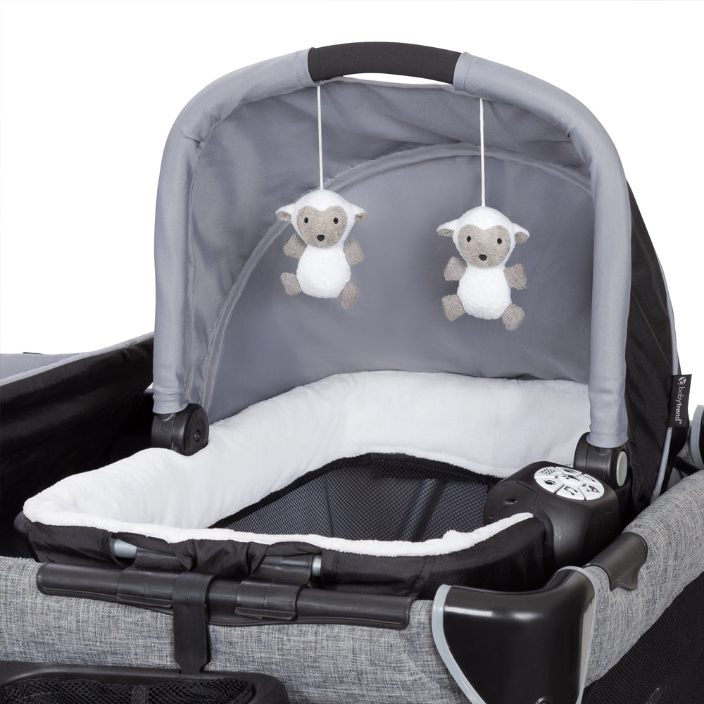 Baby Trend Retreat Twins Nursery Center - Quarry