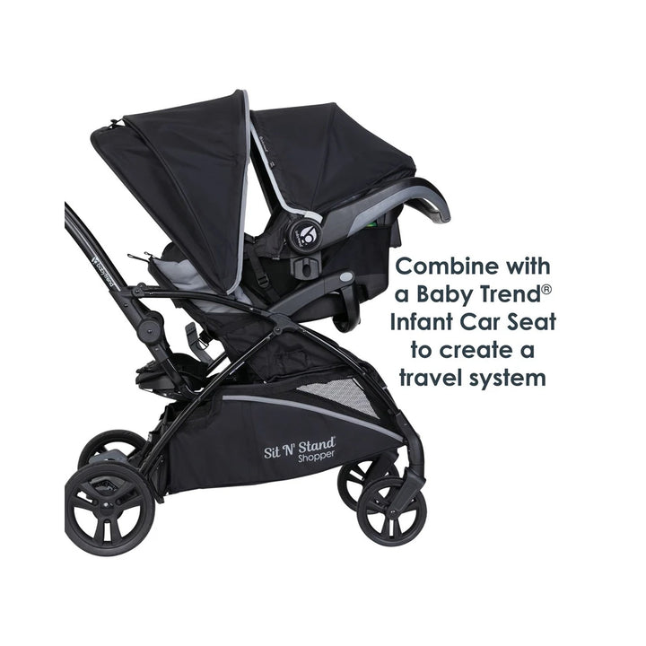 Baby Trend Sit N Stand® 5-in-1 Shopper Stroller - Kona / Moondust / Blue Mist