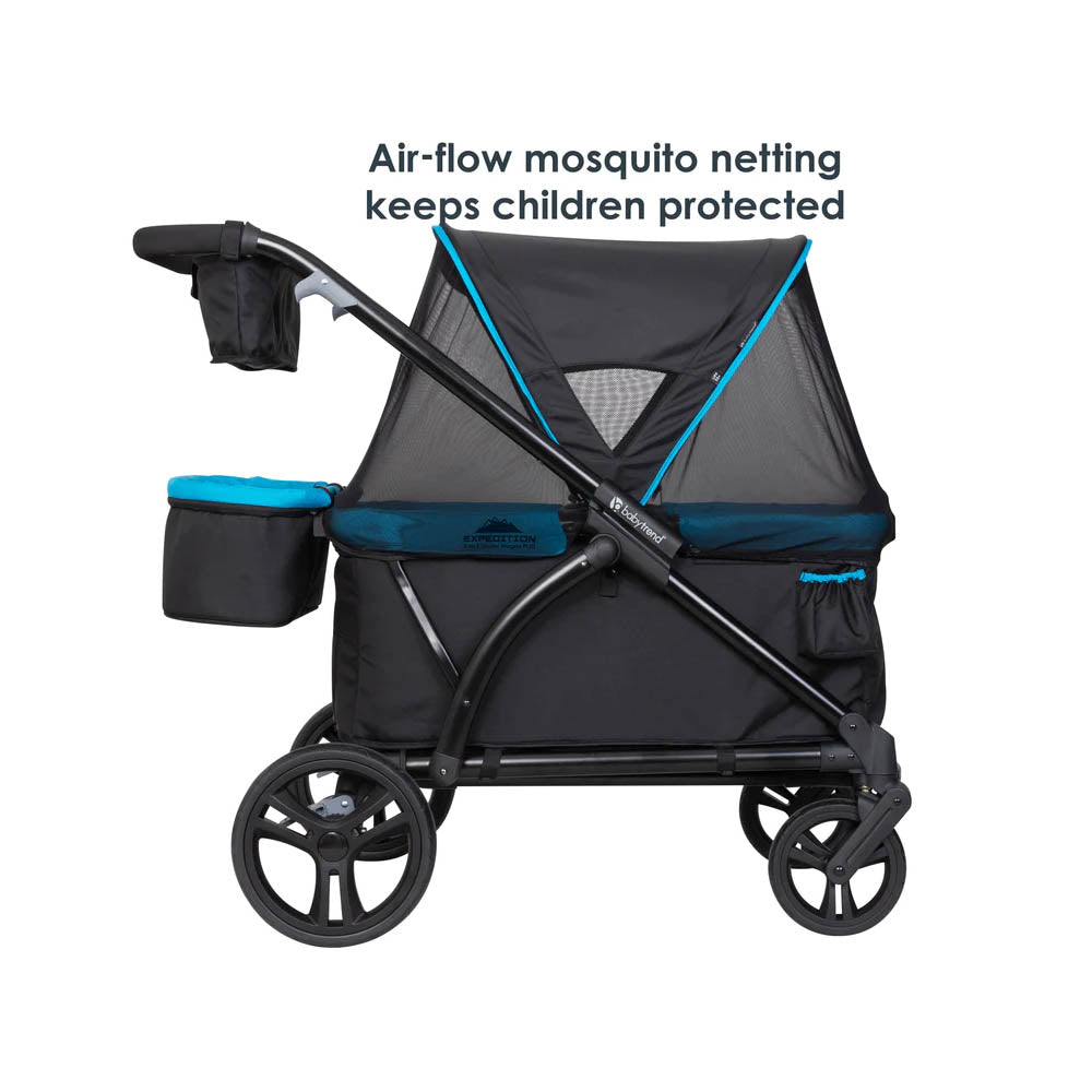 Baby Trend Expedition® 2-in-1 Stroller Wagon PLUS - Ultra Marine / Ultra Grey / Ultra Black