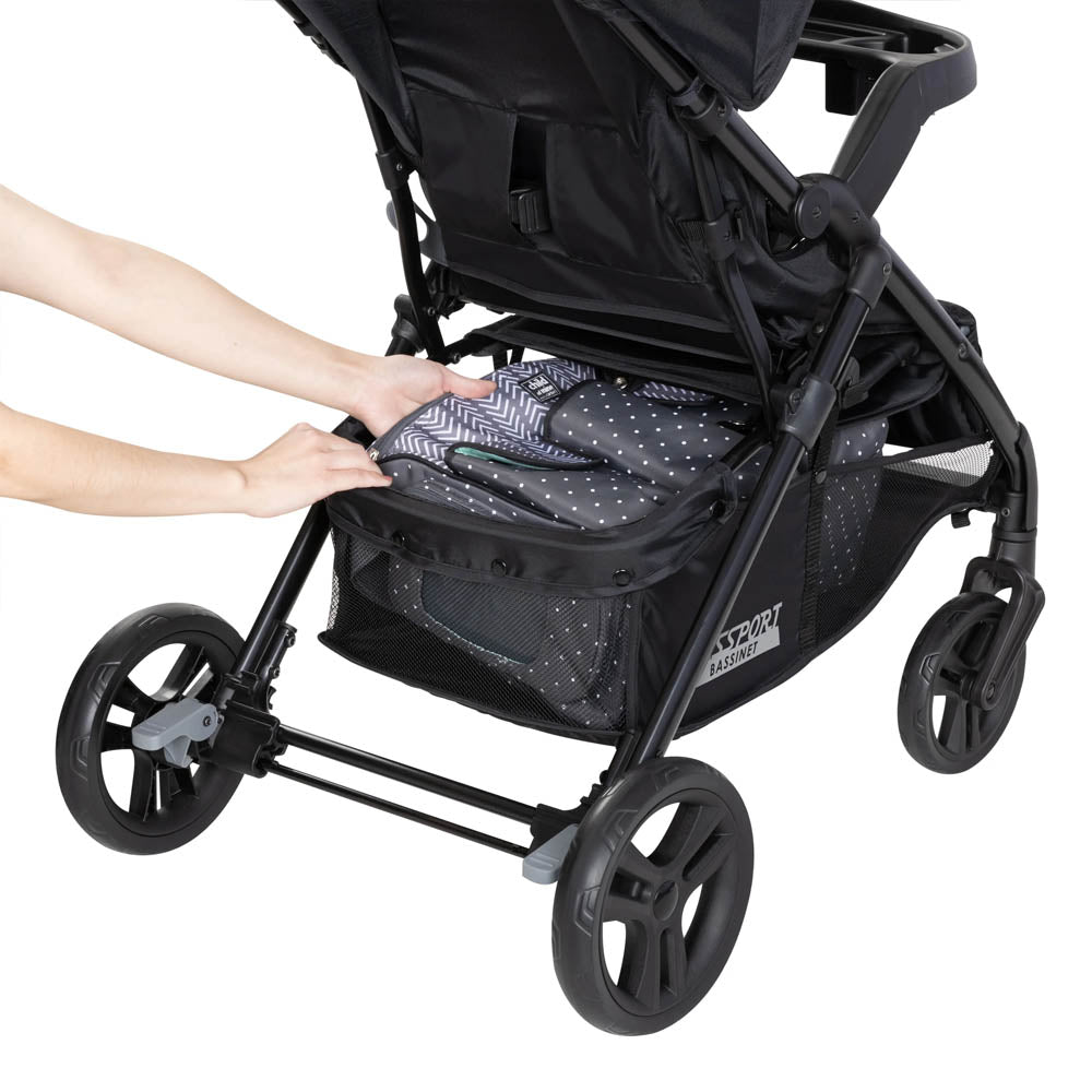 Baby Trend Passport Bassinet Stroller - Ultra Black