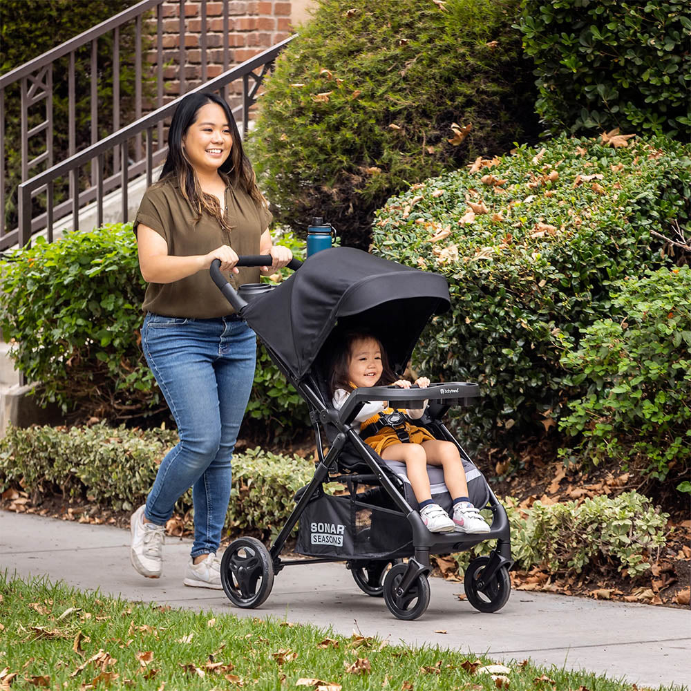 Baby Trend® Sonar Seasons Stroller Travel System - Journey Black