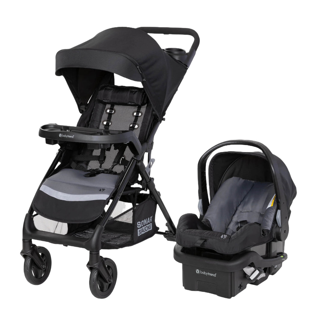 Baby Trend® Sonar Seasons Stroller Travel System - Journey Black