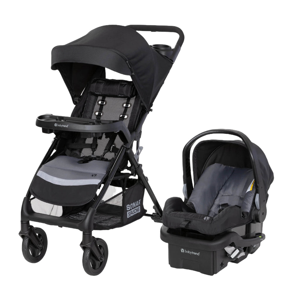 Baby Trend® Sonar Seasons Stroller Travel System - Journey Black 