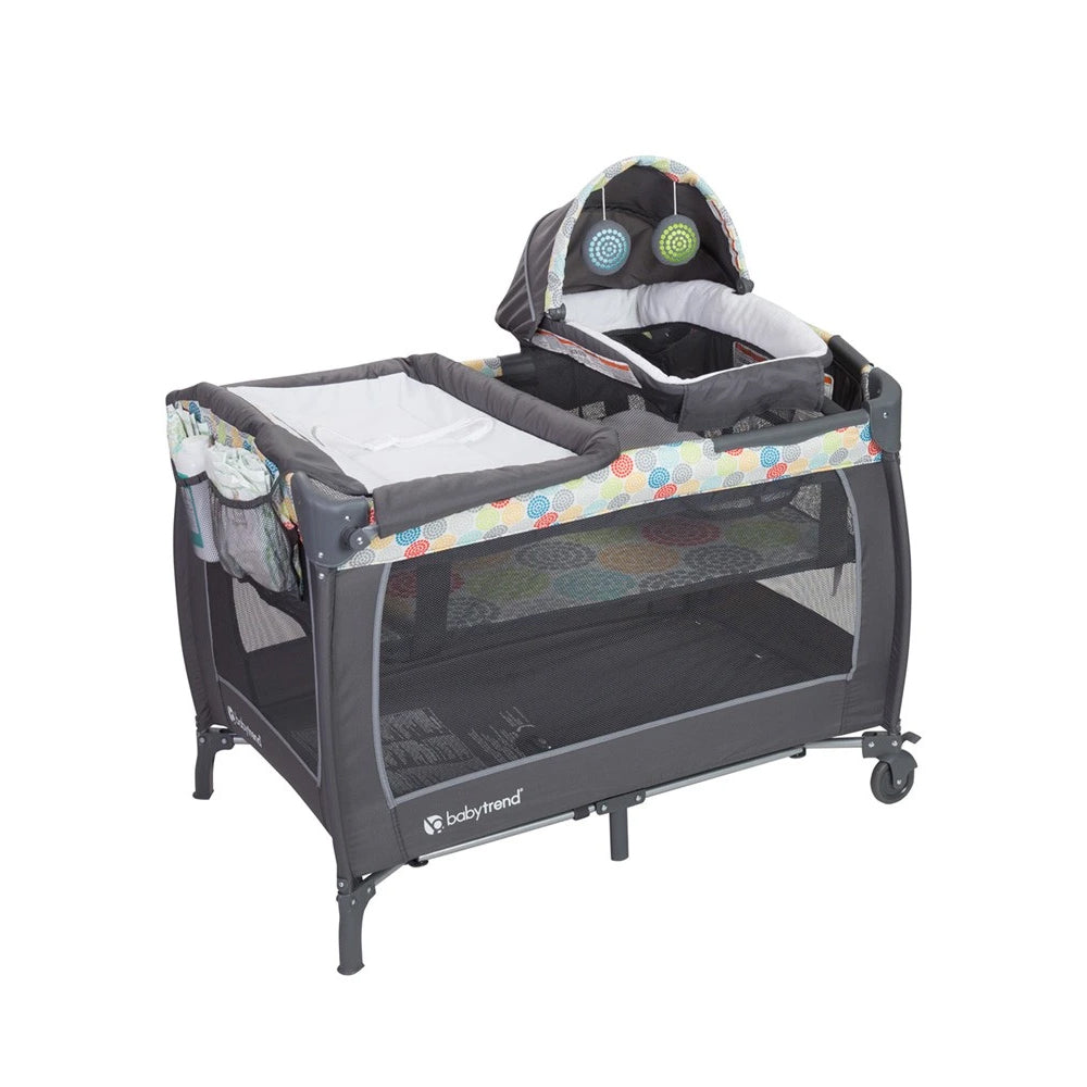 Baby Trend Lil Snooze Deluxe II Nursery Center - Funfetti