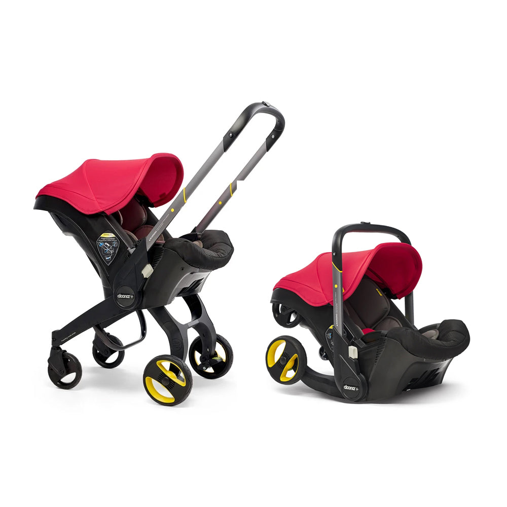 Doona+ Plus Infant Car Seat Stroller - Flame Red