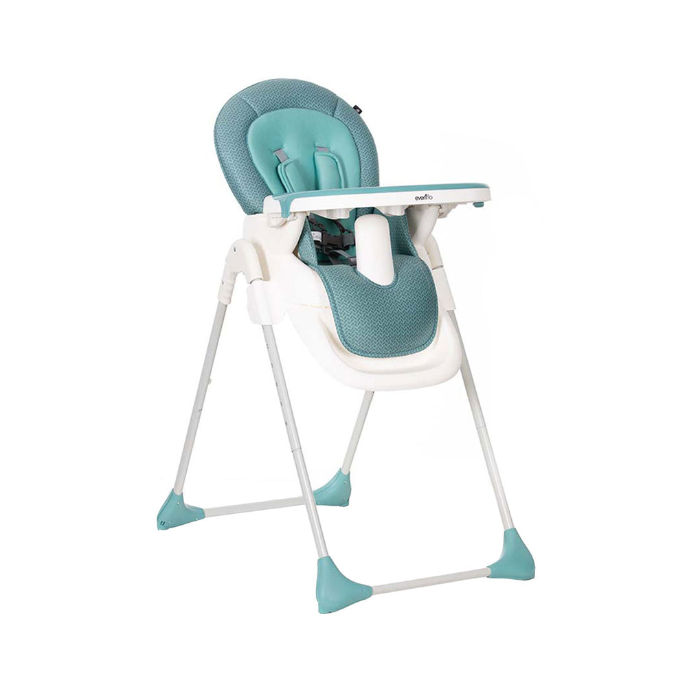 Evenflo Fava Full Function High Chair - Blue / Pink / Green / Grey