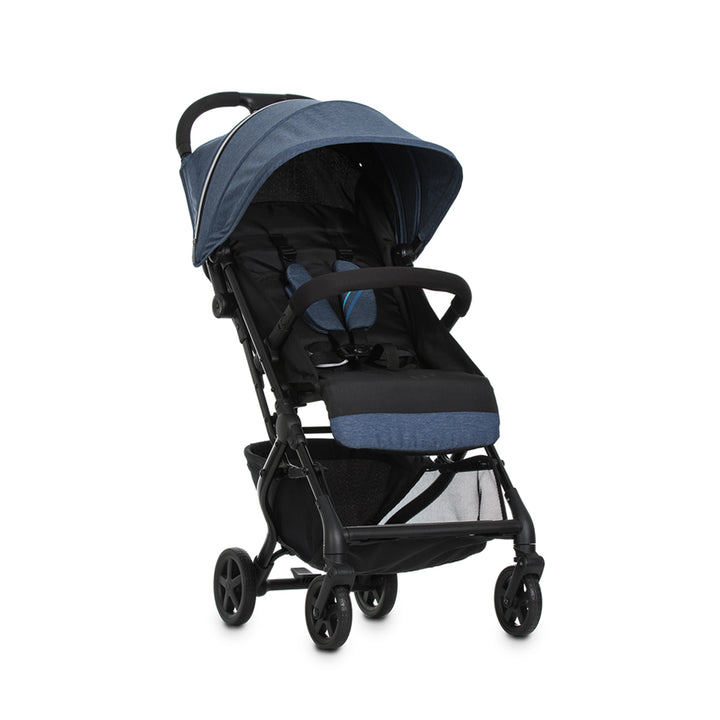 Evenflo PilotLX™ Lightweight Compact Stroller - Blue / Black / Denim / Beige