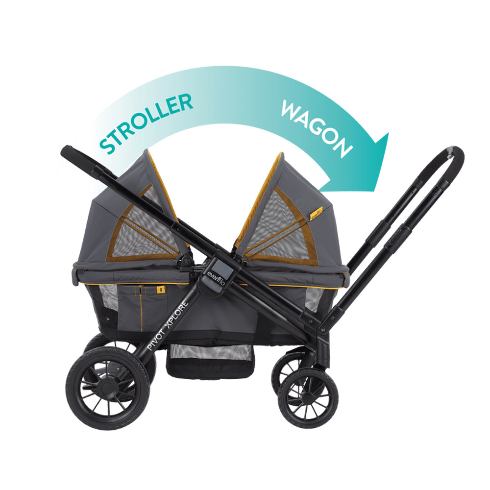 Evenflo Pivot Xplore All Terrain Stroller Wagon Adventurer Wayfar Jarrons Co