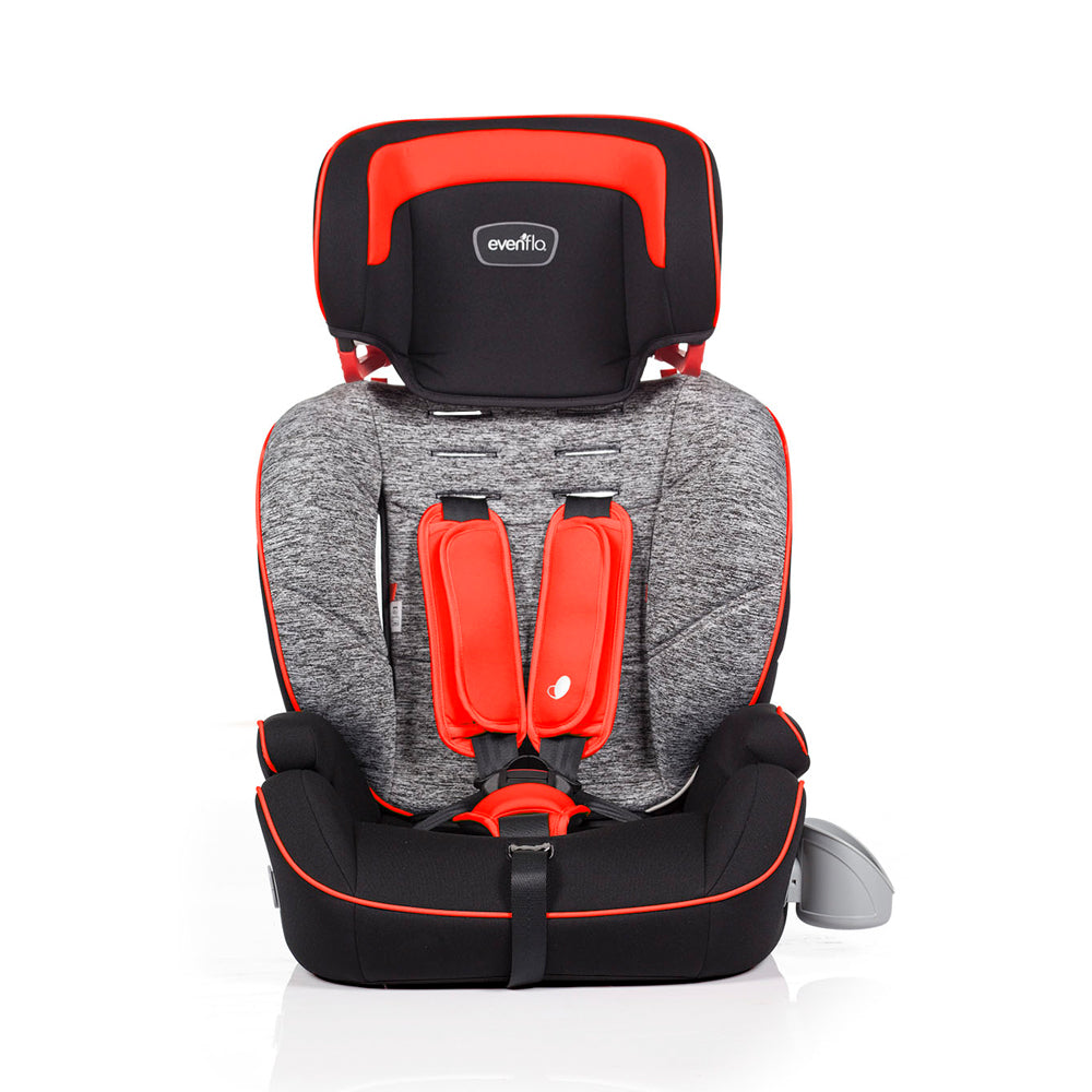 Evenflo Sutton 3-in-1 Booster Car Seat - Red / Blue / Beige / Grey