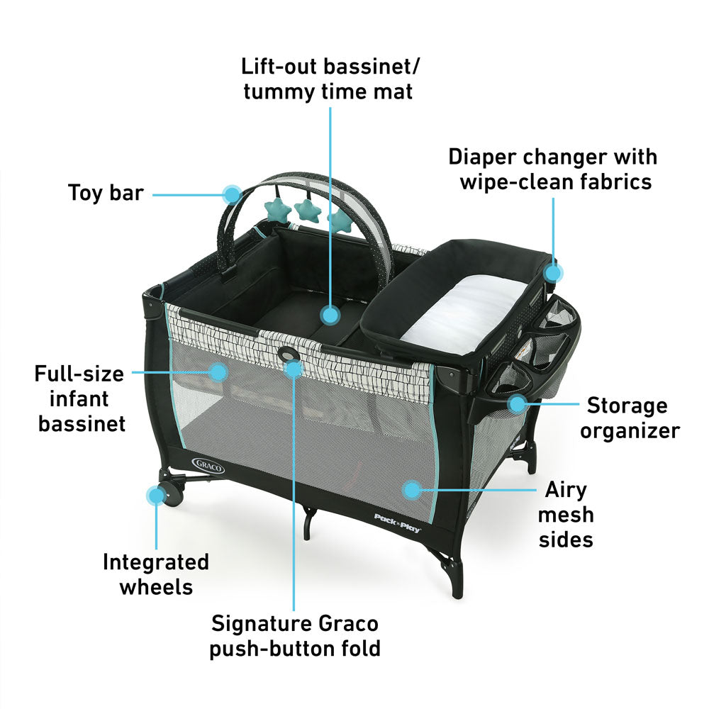 Graco Pack ‘n Play® Anywhere Dreamer™ Playard Hattie Jarrons & Co.
