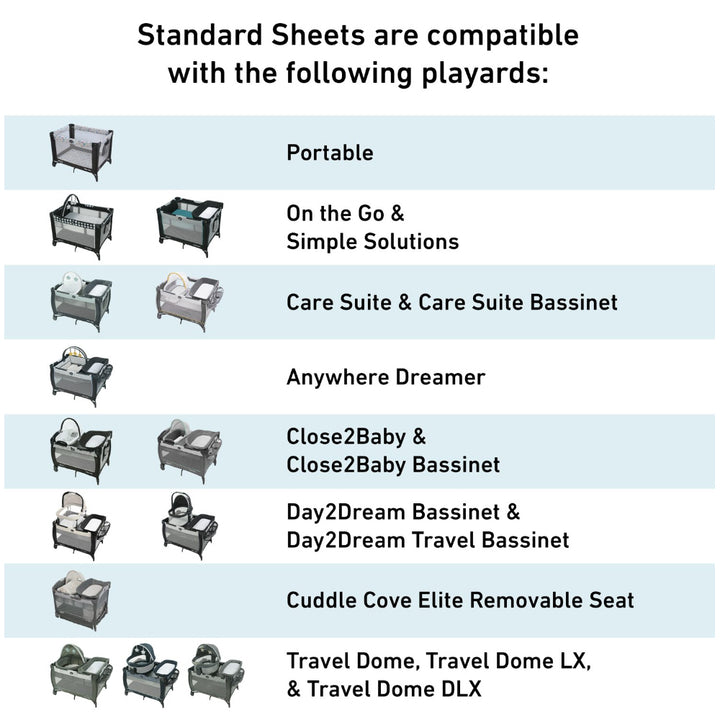 Graco Pack ‘n Play® Playard Quilted Sheet
