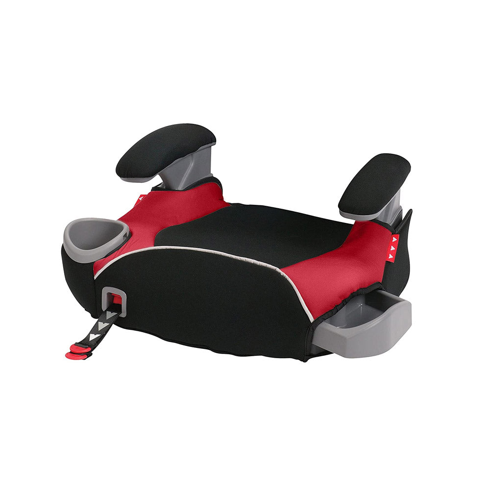 High back booster seat with clearance latch