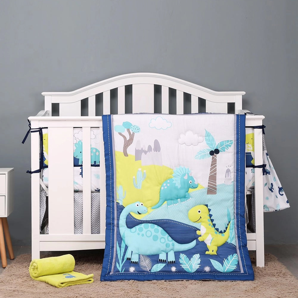 Happy Cot 100% Polyester Bedding Set - Dino Land (B17)