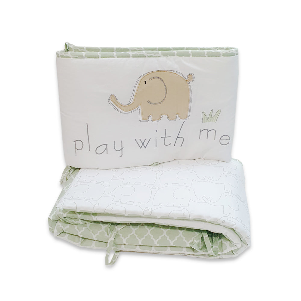 Happy Cot 100% Cotton Full Baby Bumper Set - Eleplay