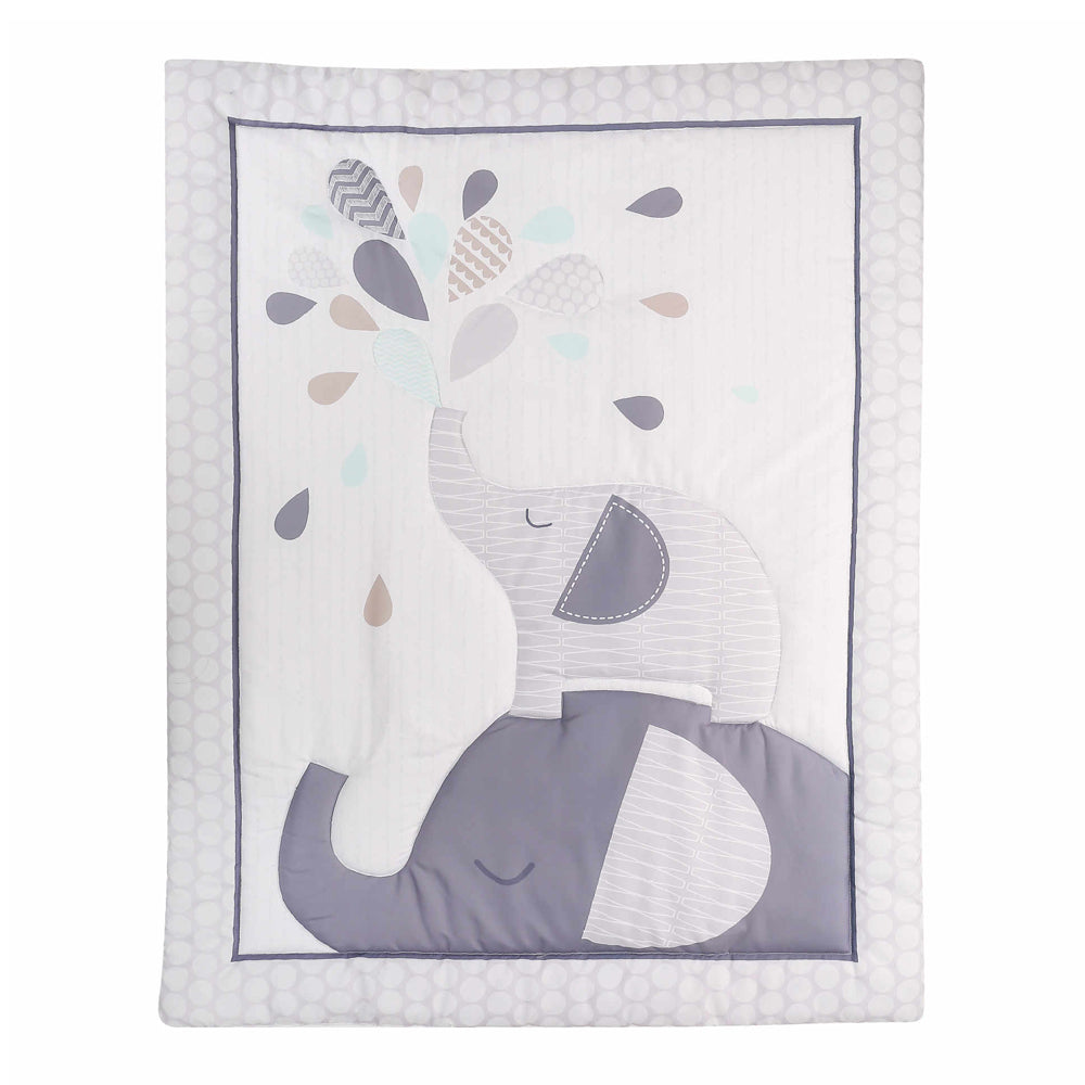 Happy Cot Baby Comforter - Elephant Games (N17)