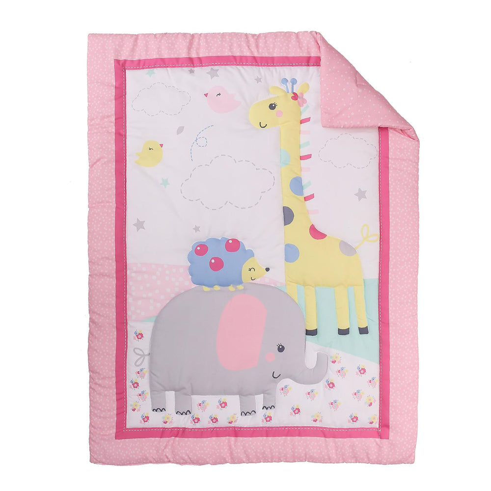 Happy Cot 100% Polyester Baby Comforter - Fun in the Moon (P17)