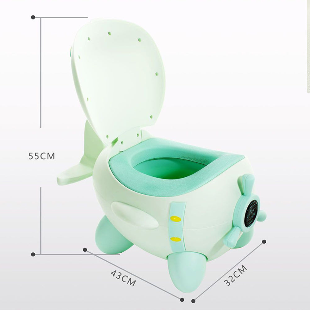 Housbay Airplane Training Potty for Kids - Pink / Green