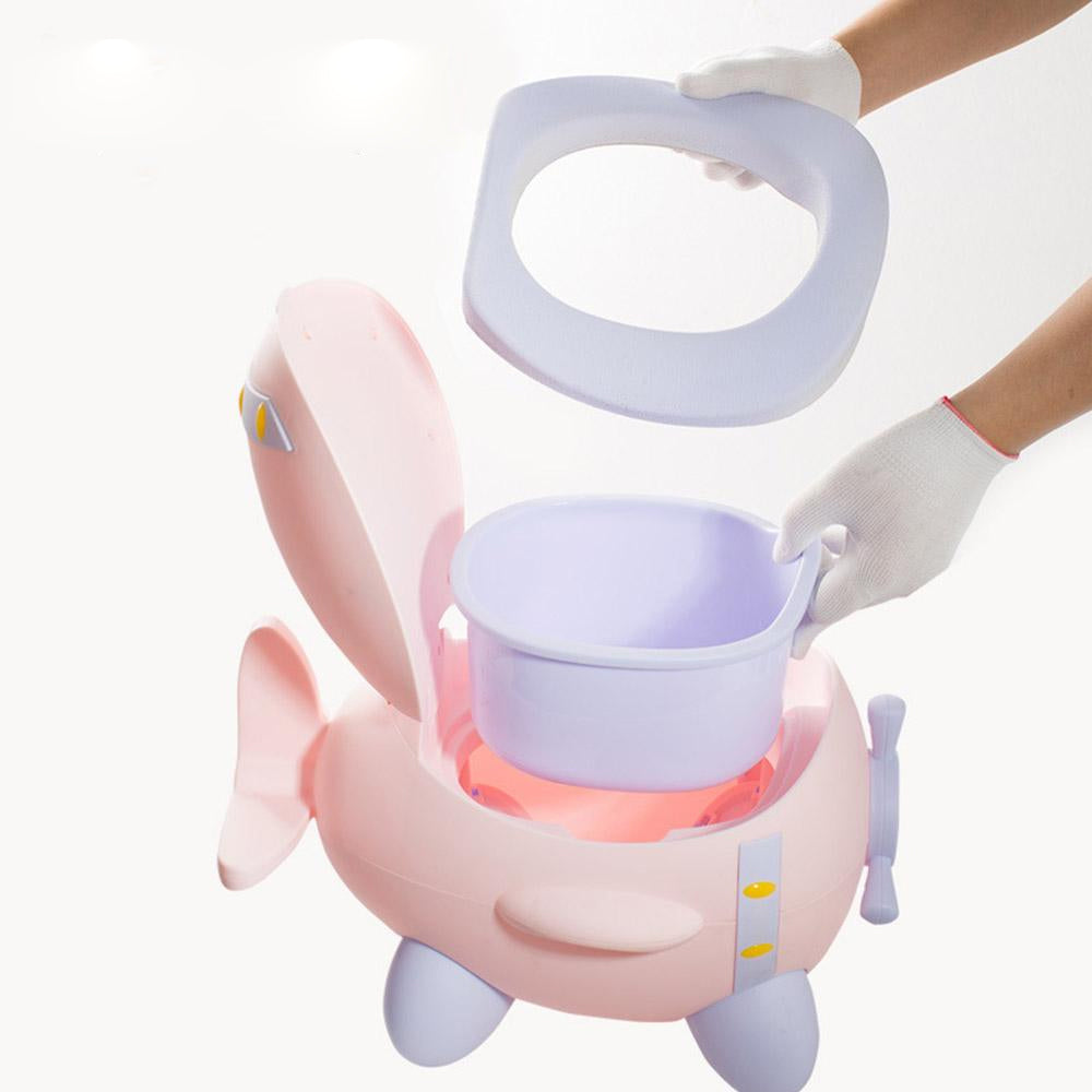 Housbay Airplane Training Potty for Kids - Pink / Green