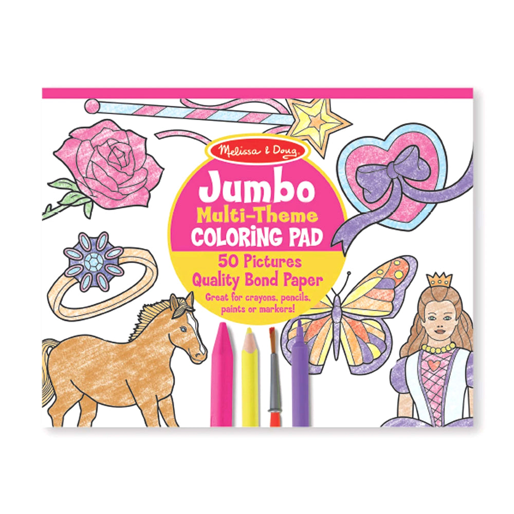 Melissa & Doug Jumbo Coloring Pad - Multi-Theme